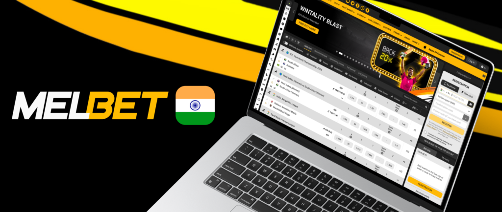 Melbet India platform offering sports betting and gaming